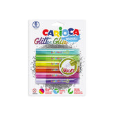 PEGAMENTO GLITTER GLUE NEON 10,5 ML, BLISTER 6 UDS | 1 UNIDADES | (UNIVERSAL ESPAÑOLA S,A,)